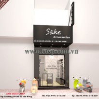 Thiết kế nội thất shop phụ kiện - Chị Hương - Quận 1